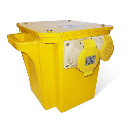 Red Arrow Portable Site Transformer - IP44 Splash-Proof, IK07, IP44, Pre-Wired Close Up