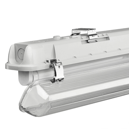 Red Arrow Weatherguard - Corrosion Resistant LED, T8 Tube Fittings, IP65, IK07 Fitting Clip Detail
