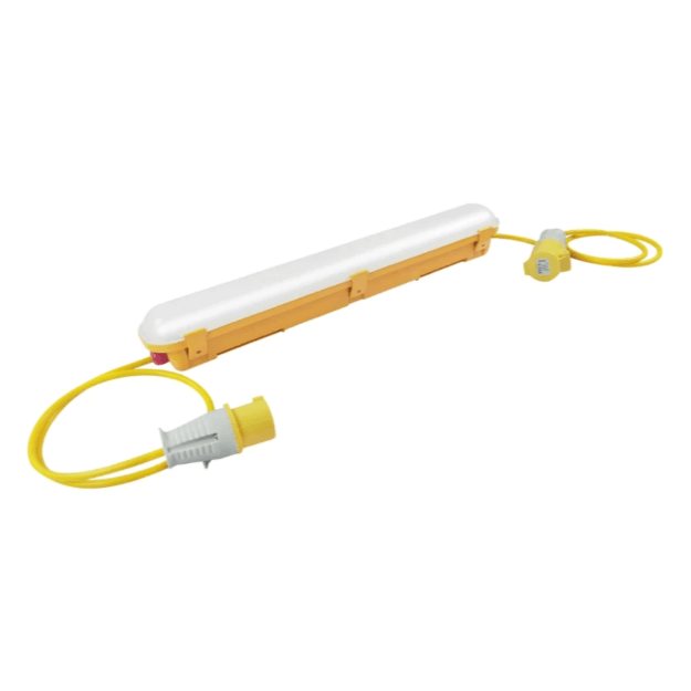 Briticent 110v 2ft 27w Emergency LED Linkable Non-Corrosive Fitting - IP65
