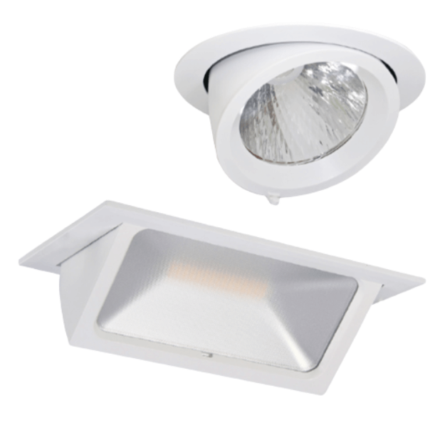 Shoplight Pro LED Wallwasher Recessed Adjustable Downlights - CMD Online