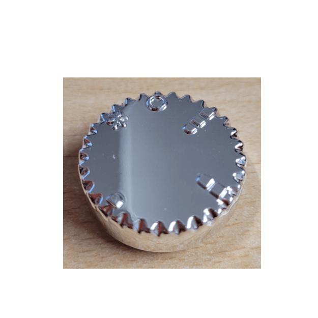 Chrome Old Style - Heatpol Thumbwheel Dial for GT and HGT Heating Elements