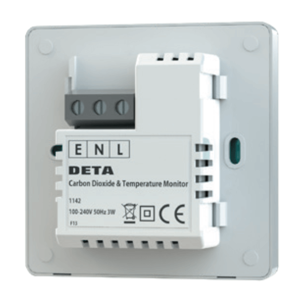 DETA 1142 Carbon Dioxide CO2 Monitoring for Indoor Air Quality Control - Rear