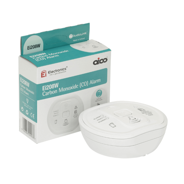 Ei208W Carbon Monoxide Alarm - 10yr Lithium Battery CO Alarm RadioLINK+ Upgradeable