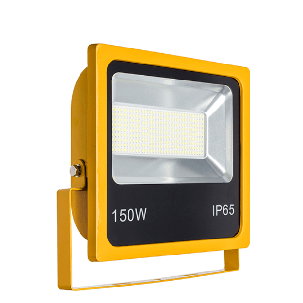 Yellow LED Flood Lights 110v - IP65 Floodlights SMD 150w