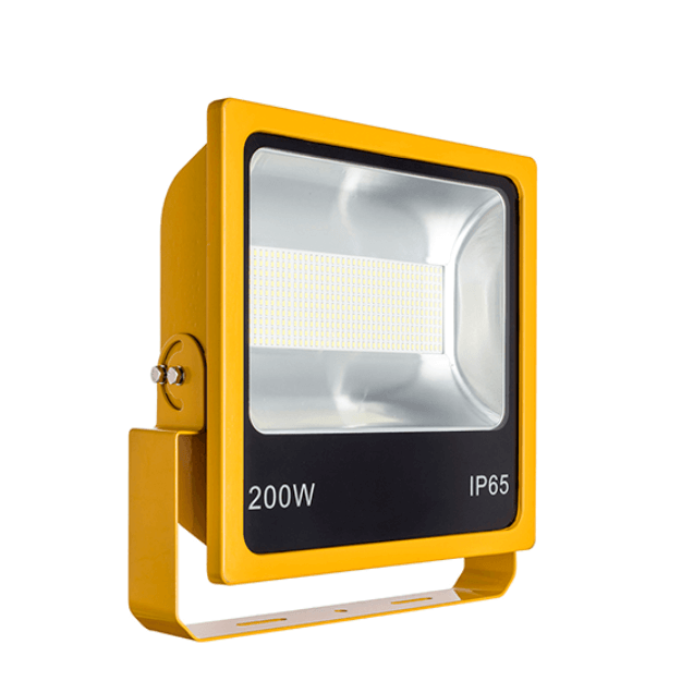 Yellow LED Flood Lights 110v - IP65 Floodlights SMD 200w