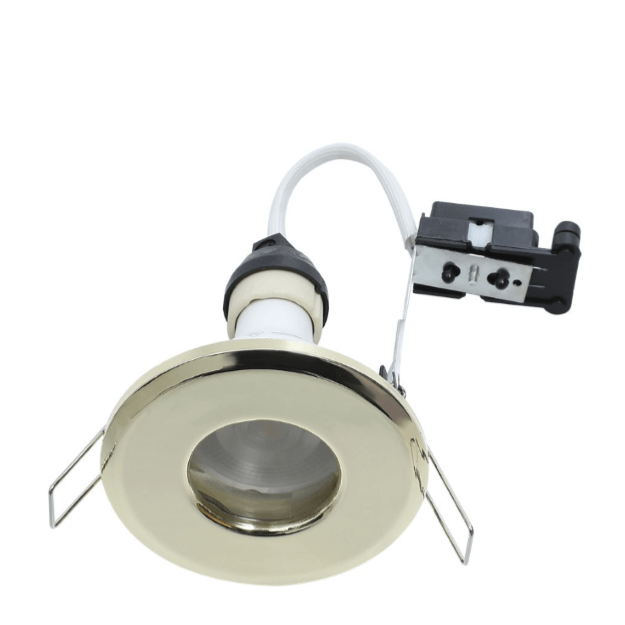 Brass - Hoop Plus IP65 Showerlight GU10 Downlights - Die Cast