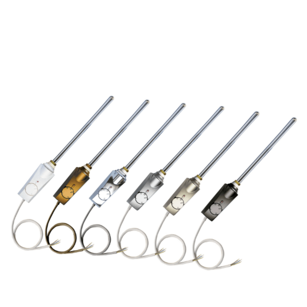 Colour Finishes - Heatpol Thermostatic Heating Element - Vertical - GT - Designed for Towel Radiators