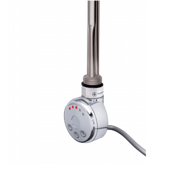 Chrome - Full - Terma MEG Electrical Heating Element for Towel Radiators