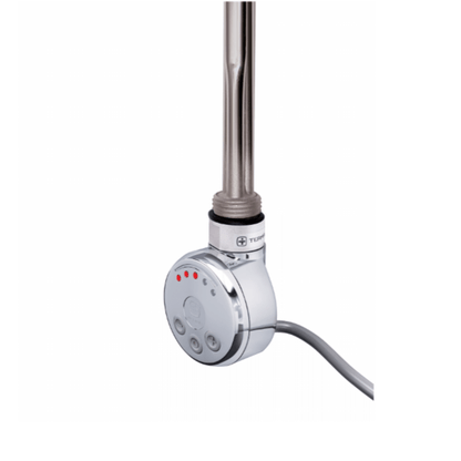Chrome - Full - Terma MEG Electrical Heating Element for Towel Radiators