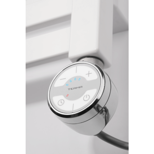Chrome Fitted - Terma MOA Electrical Heating Element for Towel Radiators