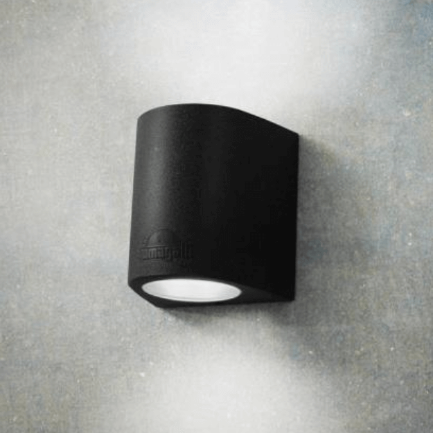 UP DOWN - BLACK - LED Bulkhead Outdoor Wall Light - Fumagalli Marta 160 Up & Down