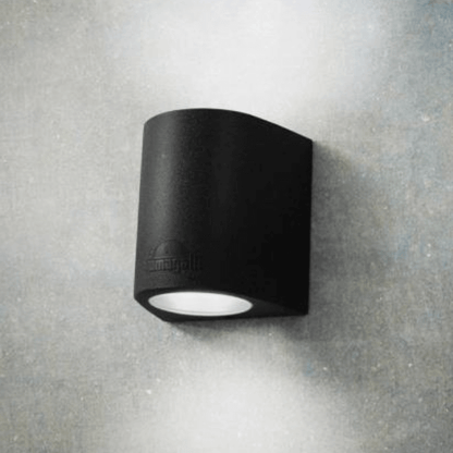 UP DOWN - BLACK - LED Bulkhead Outdoor Wall Light - Fumagalli Marta 160 Up & Down