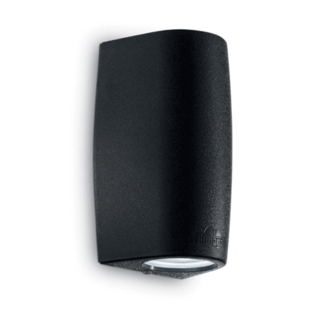 BLACK - LED Bulkhead Outdoor Wall Light - Fumagalli Marta 90 Up & Down