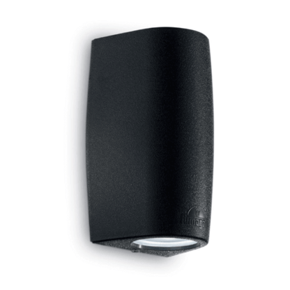 BLACK - LED Bulkhead Outdoor Wall Light - Fumagalli Marta 90 Up & Down