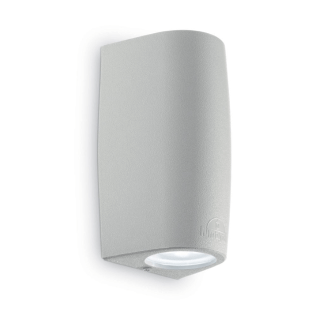GREY - LED Bulkhead Outdoor Wall Light - Fumagalli Marta 90 Up & Down