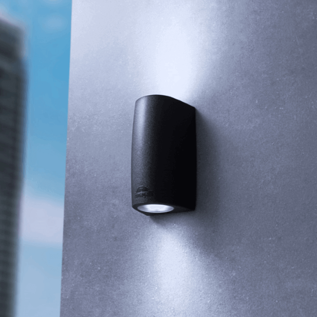 Up Down Light - LED Bulkhead Outdoor Wall Light - Fumagalli Marta 90 Up & Down