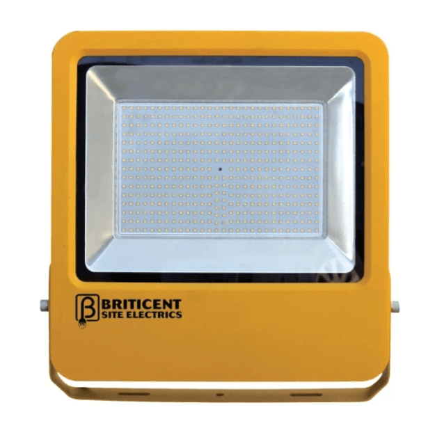 Briticent Rex Slim Yellow LED Floodights 4000k 110v - IP65 - 300w