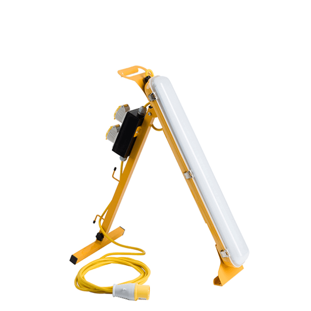 Red Arrow Plasterer's A-Frame Portable Site Light WGS220Y/AF - 110V LED Non-Corrosive - 5m Flex