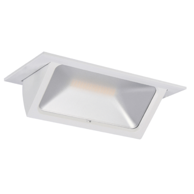 Recessed led top wall washer lights