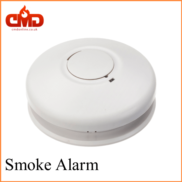 Interlinked Smoke Alarm 240v Mains 9v Battery Back Up SMAS-P2 Red Arrow