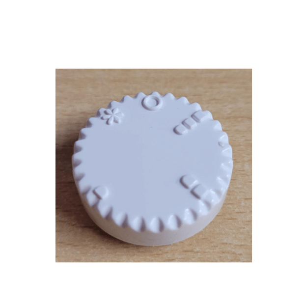 White Old Style - Heatpol Thumbwheel Dial for GT and HGT Heating Elements